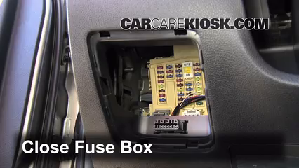Interior Fuse Box Location: 2013 2016 Hyundai Santa Fe
